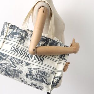 Dior Riviera Beauty Bag Cosmetic Canvas Tote Bag Dior VIP Tote
